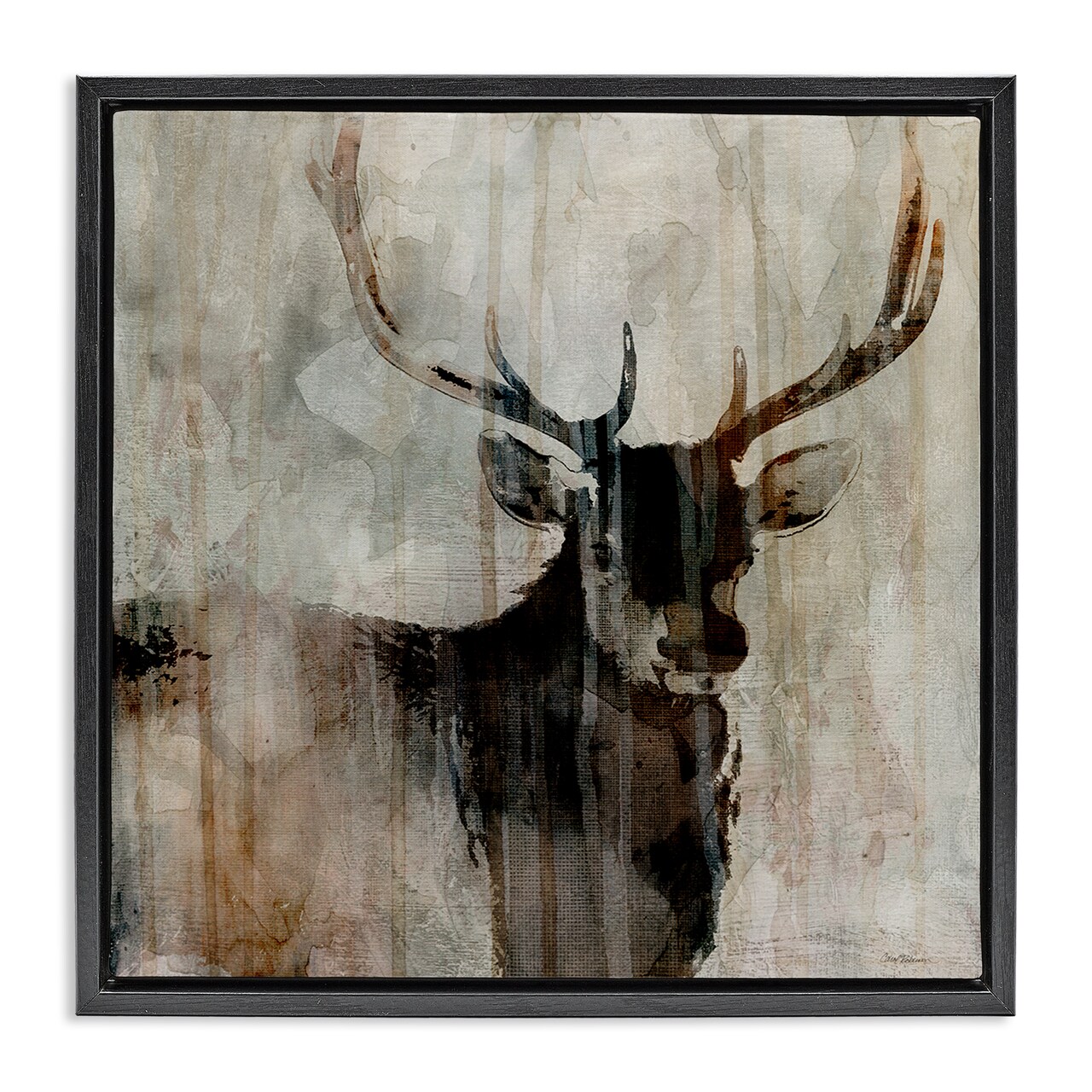 Stupell Industries Rustic Elk Mirage Floating Frame By Carol Robinson